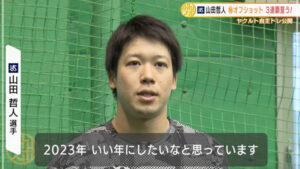 山田哲人 劣化 若い頃